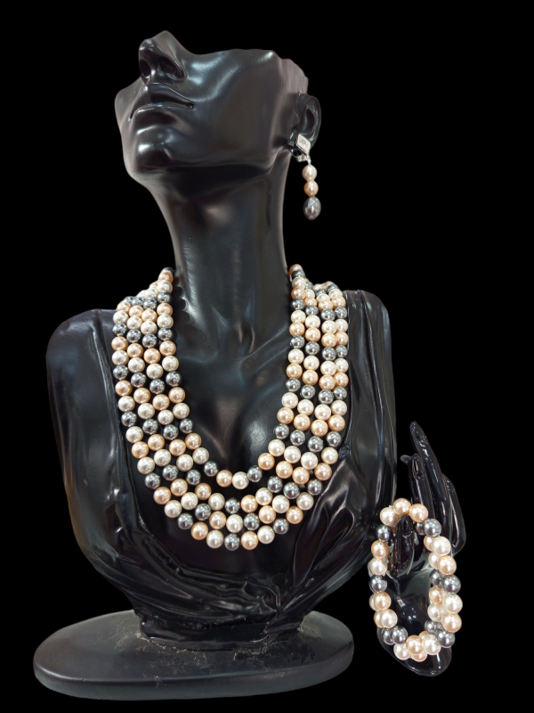 Multicolored Shell Pearls